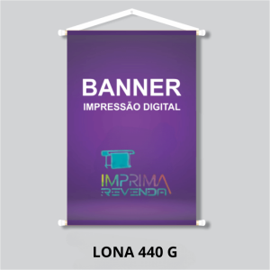 Banner m2 - Lona 440g Lona 440g m2 4X0   