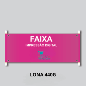 FAIXA M2 - LONA 440G Lona 440g m2 4X0   