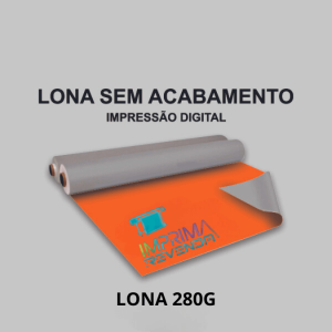 LONA SEM ACABAMENTO - M2 - LONA 280G Lona 280g m2   Sem Refile Sem sobra